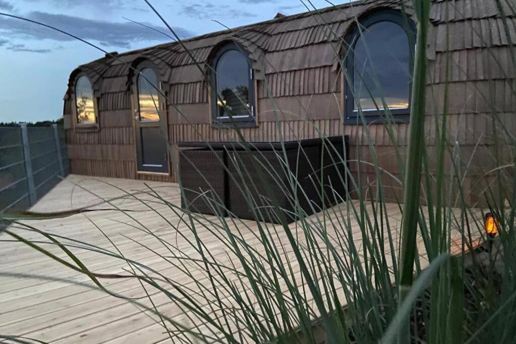 Ferienwohnung Schmidis Igluhuts Im Pfaffenwinkel - Tiny House 1 Apfeldorf Exterior foto