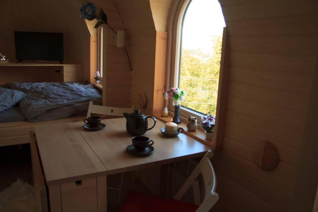Ferienwohnung Schmidis Igluhuts Im Pfaffenwinkel - Tiny House 1 Apfeldorf Exterior foto