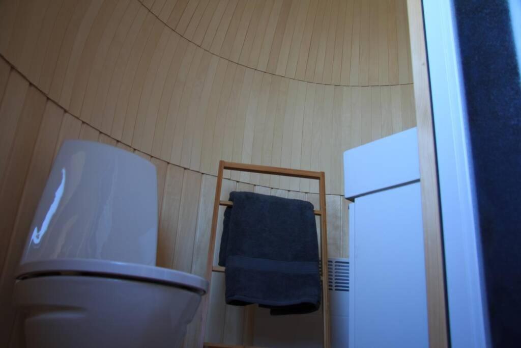 Ferienwohnung Schmidis Igluhuts Im Pfaffenwinkel - Tiny House 1 Apfeldorf Exterior foto
