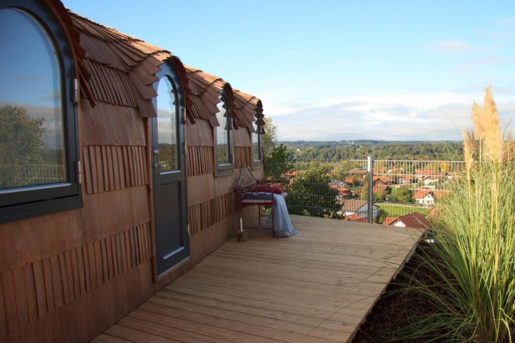 Ferienwohnung Schmidis Igluhuts Im Pfaffenwinkel - Tiny House 1 Apfeldorf Exterior foto